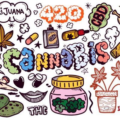 Cannabis Marihuana Traditional Doodle Icons Sketch Hand Made Design Cannabis Marihuana Traditional Doodle Icons Sketch Hand Made Design
