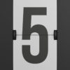 Flip Black Scoreboard Number. 3d Illustration Flip Black Scoreboard Number. 3d Illustration