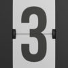 Flip Black Scoreboard Number. 3d Illustration Flip Black Scoreboard Number. 3d Illustration