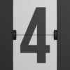 Flip Black Scoreboard Number. 3d Illustration Flip Black Scoreboard Number. 3d Illustration