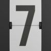 Flip Black Scoreboard Number. 3d Illustration Flip Black Scoreboard Number. 3d Illustration